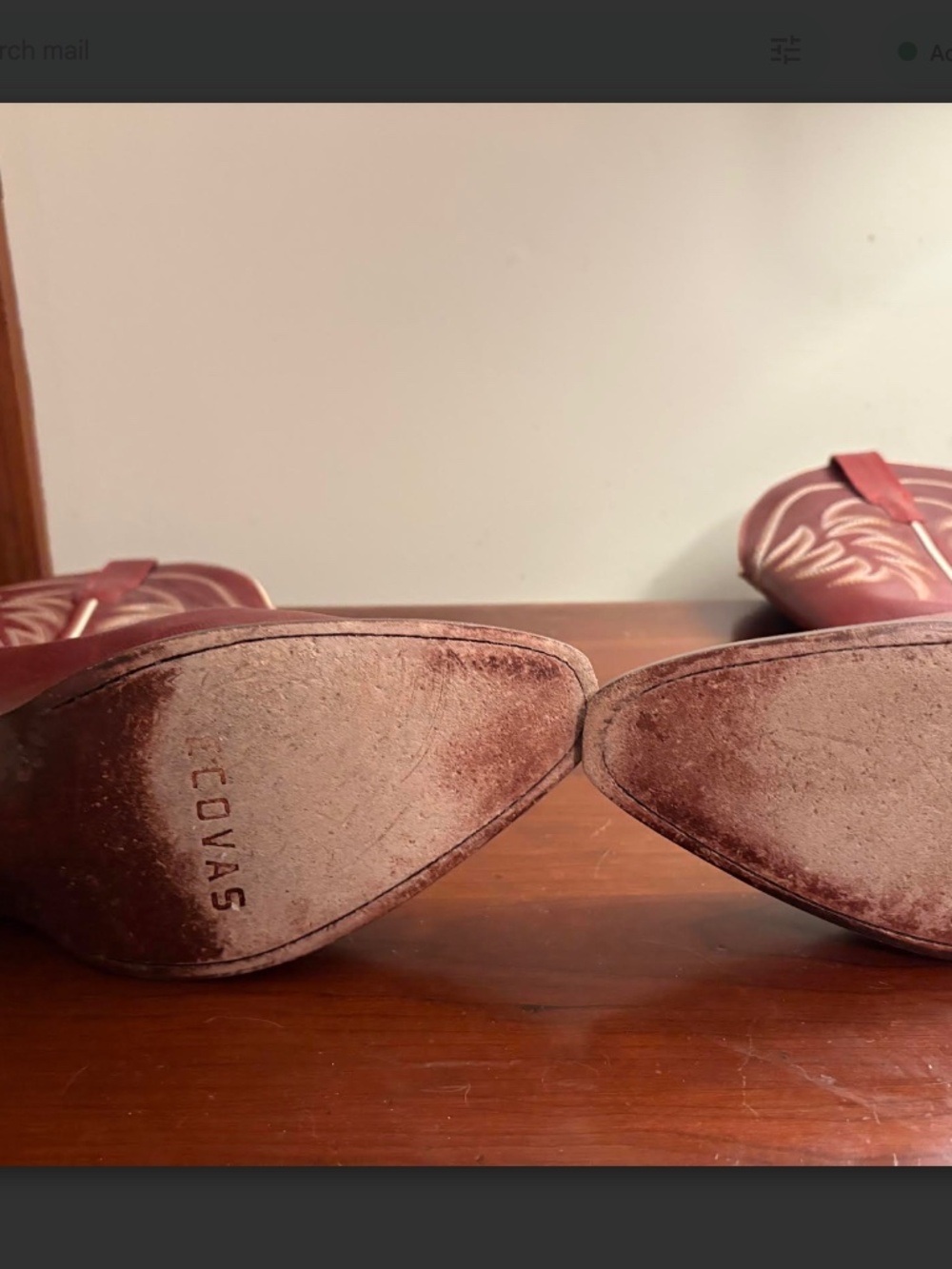 Tecovas Boots in "Annie" Scarlett 8.5 B - Picture 3 of 6